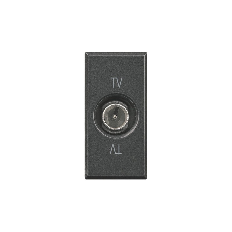 Presa Tv Passante Direzionale Axolute Antracite ( Bticino Cod. Hs4202p ) Presa Tv Passante Direzionale Axolute Antracite ( Bticino Cod. Hs4202p )