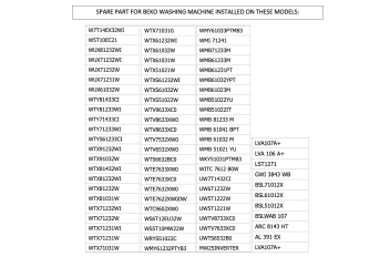 Pressostato - Lavatrice Beko 3104453662734392126