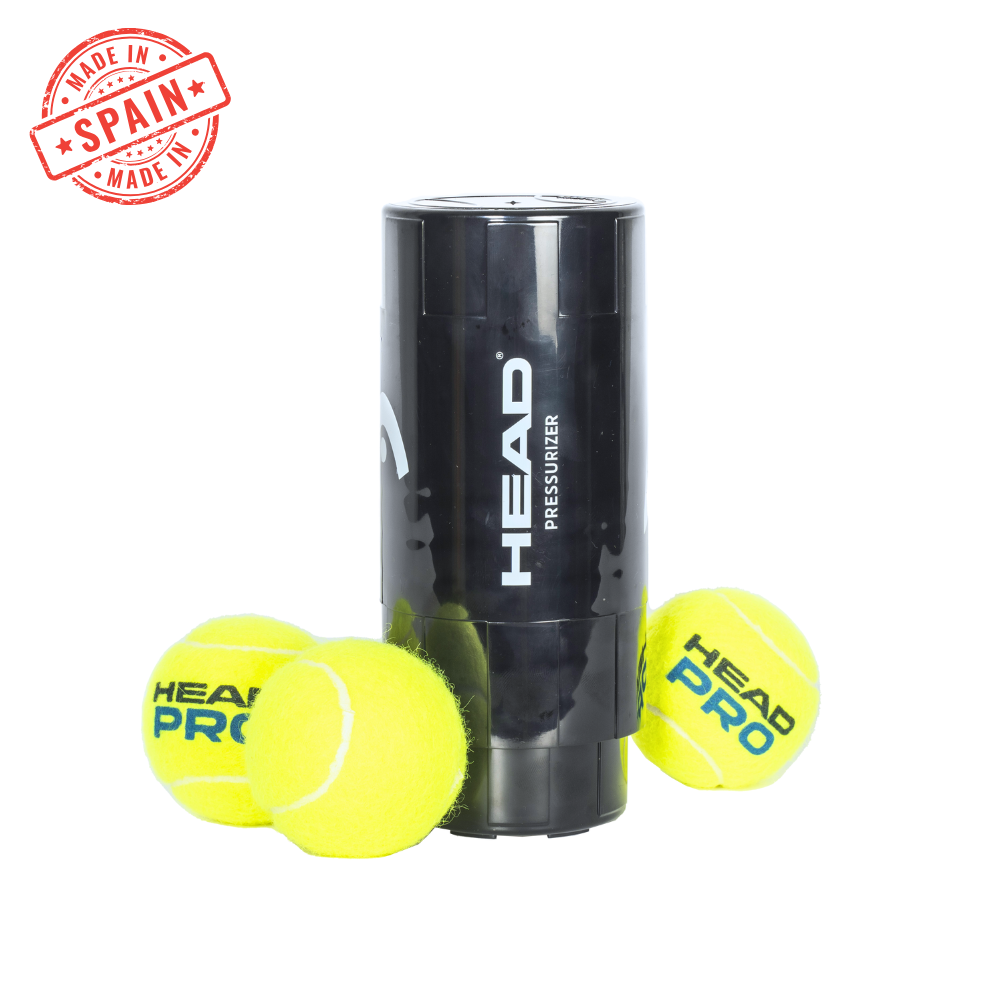 Pressurizzatore per palline da tennis e padel HEAD X3 BLACK - Mantieni le tue palline sempre pronte per giocare Pressurizzatore per palline da tennis e padel HEAD X3 BLACK - Mantieni le tue palline sempre pronte per giocare