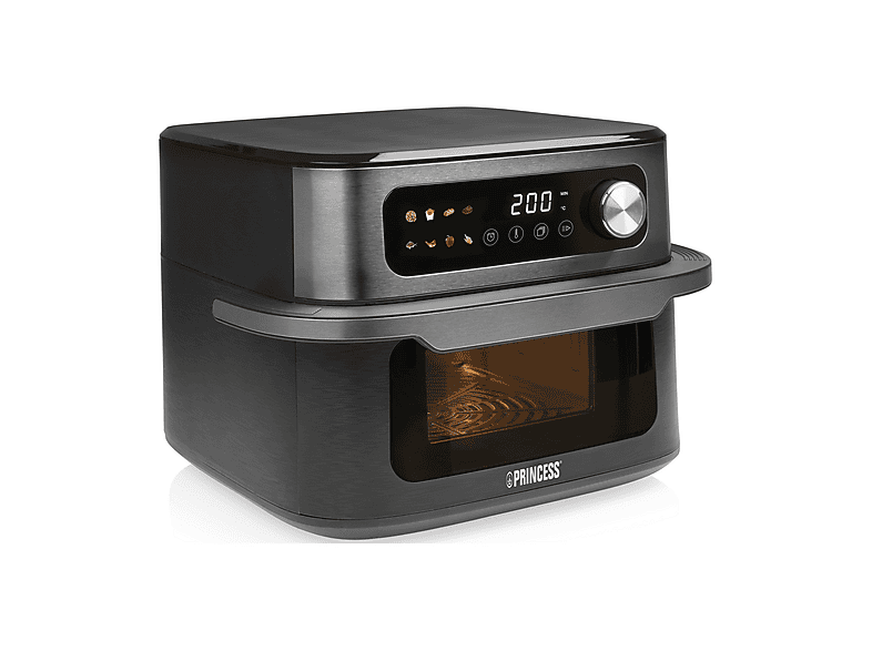 PRINCESS 182480 Friggitrice Aria FRIGGITRICE AD ARIA, capacità 10 l, Max potenza 1700 W, Nero/Plastica