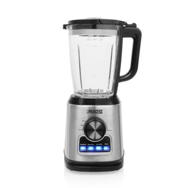 Princess 212094 frullatore elettrico 1400w 6 lame funzione smoothie pulse ghiaccio tritato e autopulente inox