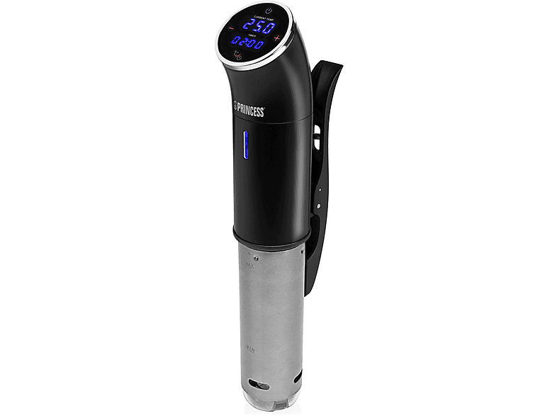 PRINCESS 267003 STICK SOUSVIDE IMM COTTURA PER SOTTOVUOTO, 1200 W, capacità ciotola, NERO/PLASTICA - ACCIAIO