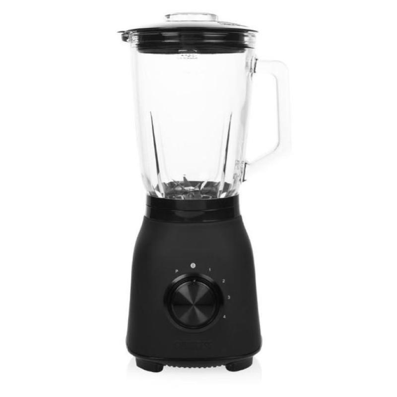 Princess frullatore elettrico 1.5 lt 1000w 4 velocita` 6 lame brocca in vetro nero