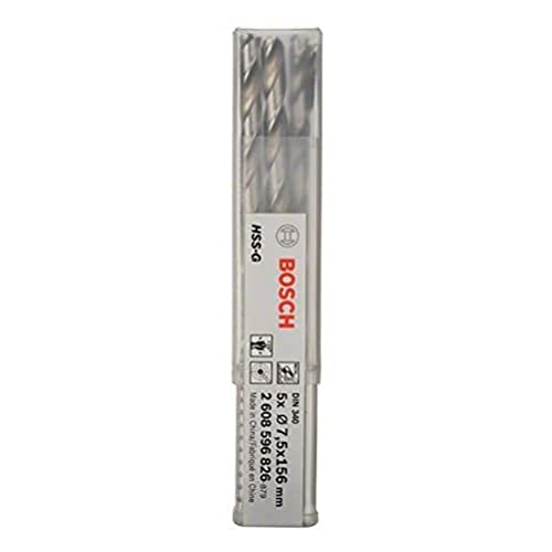 Pro Trapano A Spirale Hss-g In Metallo, 7,5 X 102 X 156 Mm, Confezione Da 10 Pezzi