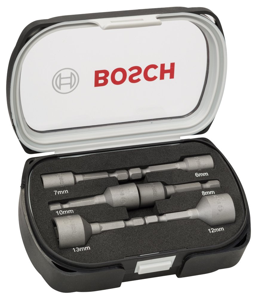 Professional 2608551079 - Chiavi A Bussola 6,7,8,10,12,13mm: 50mm: Set, Nero - Bosch Professional 2608551079 - Chiavi A Bussola 6,7,8,10,12,13mm: 50mm: Set, Nero - Bosch
