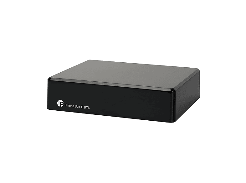 PROJECT Phono Box E BT5 preamplificatore phono Bluetooth per giradischi, collegamento wireless speaker e cuffie, Nero