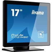 ProLite T1721MSC-B2 Monitor PC 43,2 cm (17") 1280 x 1024 Pixel SXGA LED Touch screen Da tavolo Nero, Monitor LED