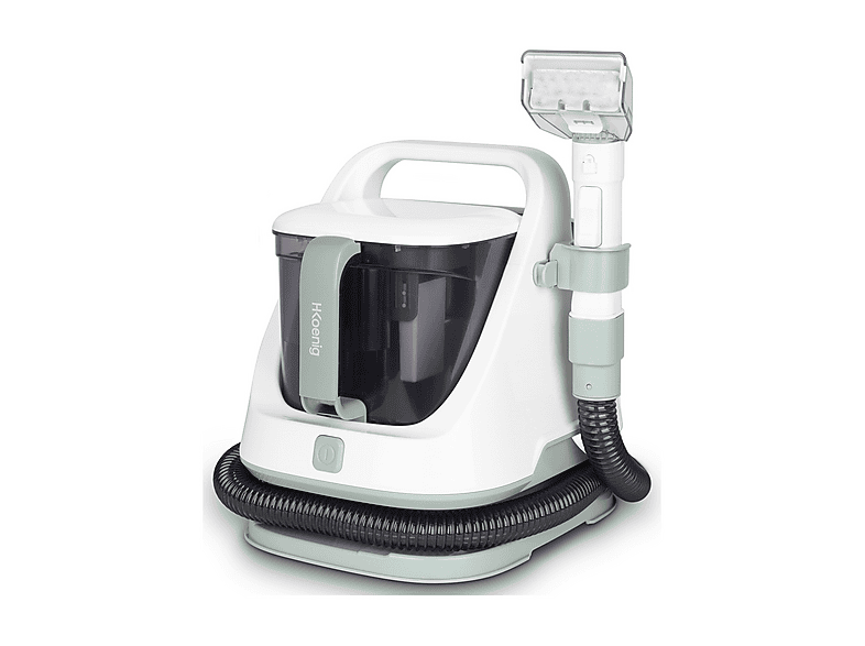 PULITORE PORTATILE H.KOENIG Pulitore tessile TWT77, Potenza 650 W, BIANCO/TURCHESE