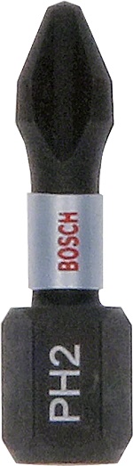 Punte Per Cacciavite Bosch Impact Control Ph2 Nero 25 Mm