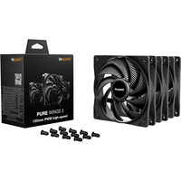 Pure Wings 3 120mm | PWM high-speed Triple Pack Case per computer Ventilatore 12 cm Nero 3 pz, Ventola Pure Wings 3 120mm | PWM high-speed Triple Pack Case per computer Ventilatore 12 cm Nero 3 pz, Ventola
