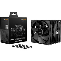 Pure Wings 3 120mm | PWM Reverse Triple-Pack Case per computer Ventilatore 12 cm Nero 3 pz, Ventola Pure Wings 3 120mm | PWM Reverse Triple-Pack Case per computer Ventilatore 12 cm Nero 3 pz, Ventola