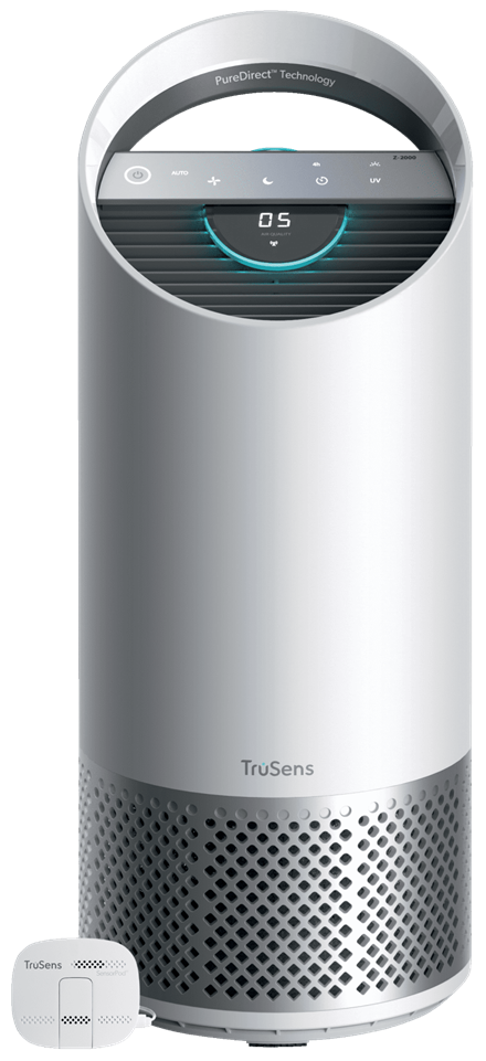 Purificatore d aria Leitz TruSens Z2000 - Lampada UVC - Elimina gas/odori VOC - Fino a 35 m2 - Colore bianco