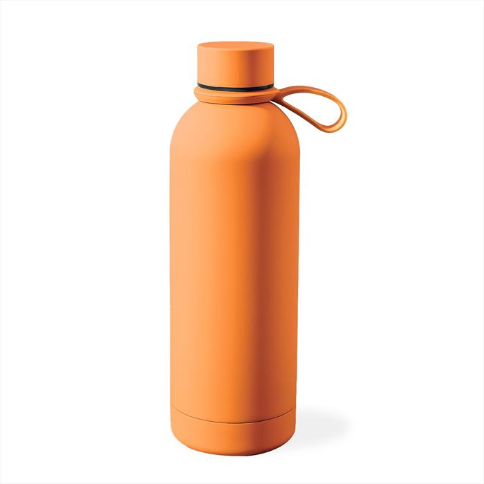 Puro - Bottiglia In Acciaio Doppio Strato 1000ml-arancione