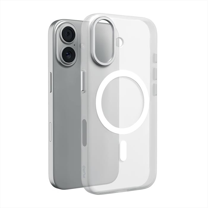 Puro - Cover Lightfeel Per iPhone 17-bianco