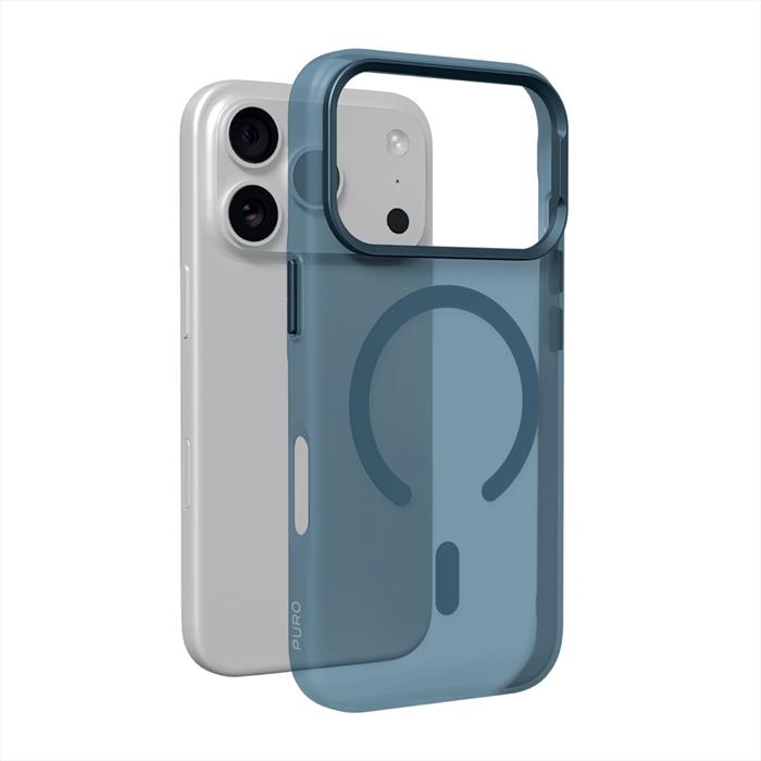 Puro - Cover Lightfeel Per iPhone 17 Pro-blu