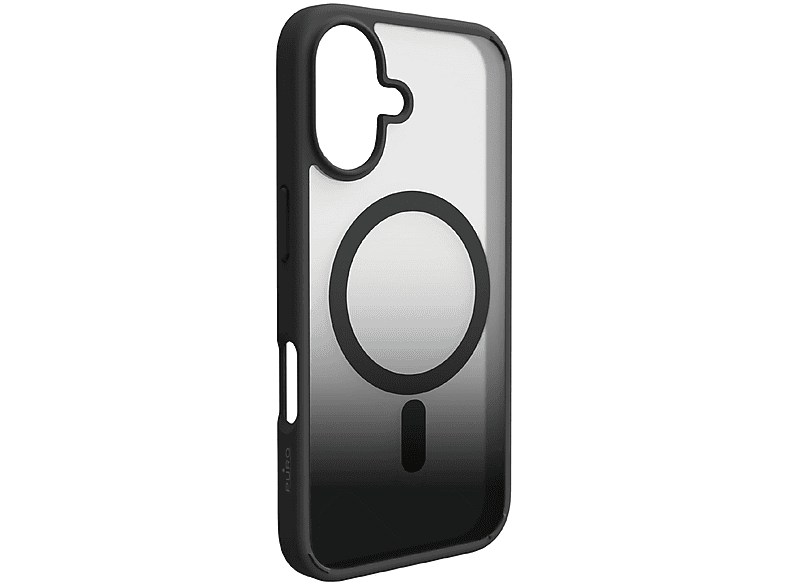 PURO Gradient TPU COVER MAGSAFE per Apple Iphone 16, Nero