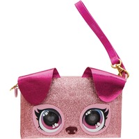 Purse Pets, giocattolo Keepin'' It Clutch Dazzling Diva e pochette con occhi arcobaleno che si illuminano, giocattoli per bambine dai 4 anni in su, Borsa