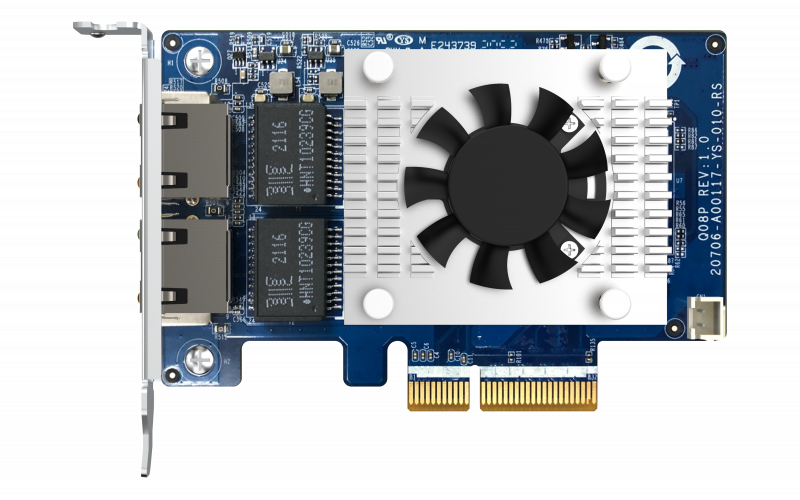 QNAP QXG-10G2TB scheda di rete e adattatore Interno Ethernet 10000 Mbit/s QNAP QXG-10G2TB scheda di rete e adattatore Interno Ethernet 10000 Mbit/s