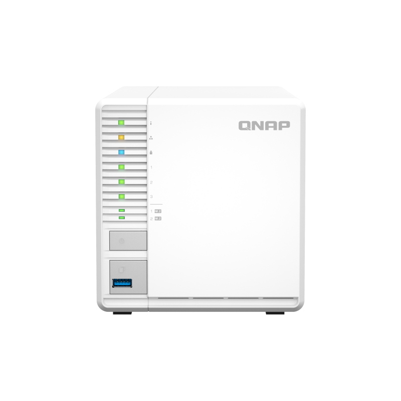 Qnap ts-364 nas tower collegamento ethernet lan bianco n5095 Qnap ts-364 nas tower collegamento ethernet lan bianco n5095