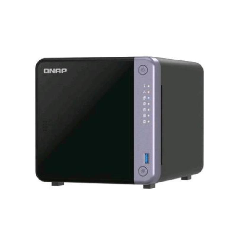 Qnap ts-432x-4g nas chassis tower alpine al524 2ghz ram 4gb 4 bay hdd/ssd 2.5/3.5 2xusb 2xporte lan rj-45 1xslot sfp black