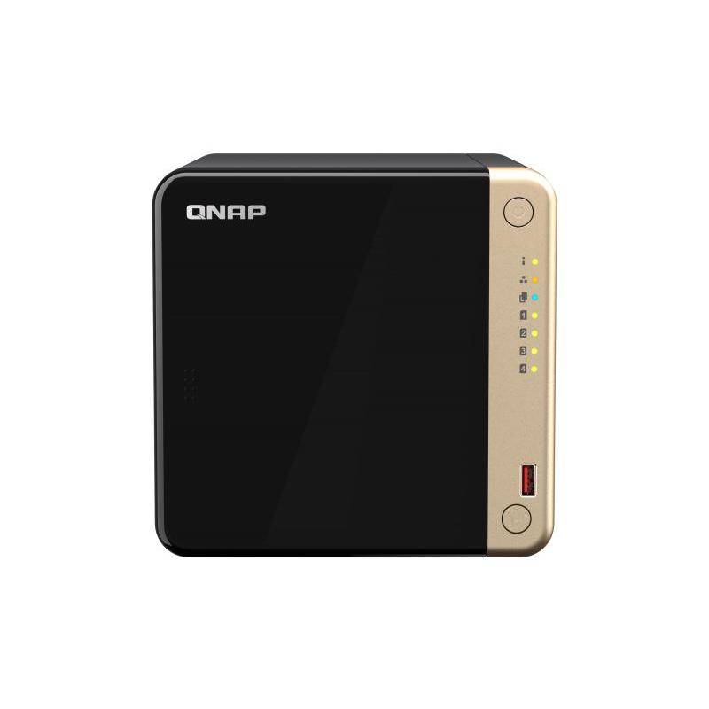 Qnap ts-464-8g nas 4 bay intel celeron n5095 2.9ghz ram 8gb sata iii dischi supportati hdd-ssd 2.5 3.5 m.2 raid 0, 1, 5, 6, 10, jbod - 2.5 gigabit ethernet usb