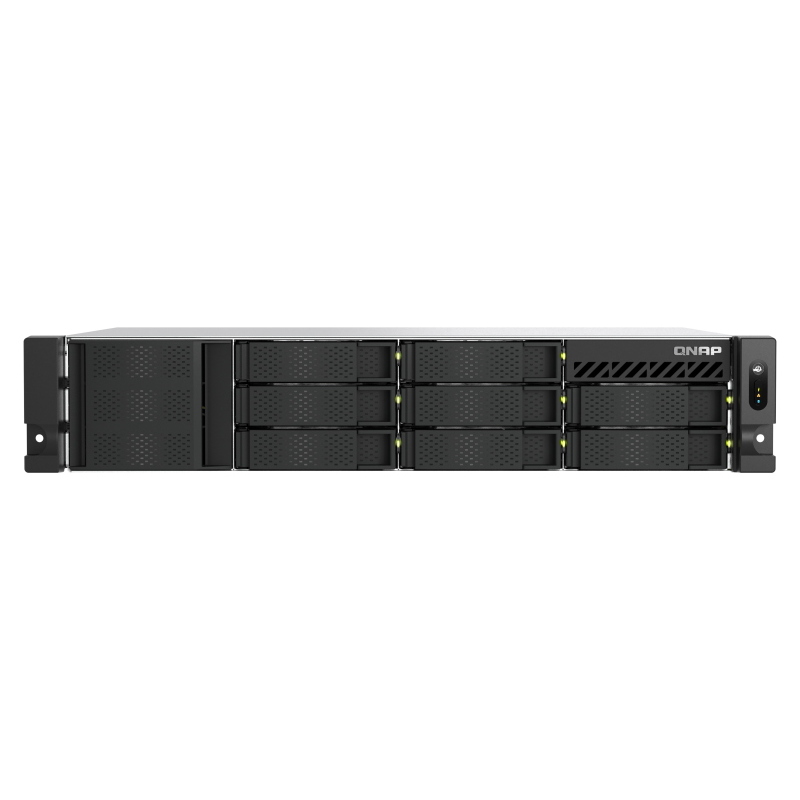 Qnap ts-855eu-8g server nas e di archiviazione san armadio (2u) collegamento ethernet lan nero c5125