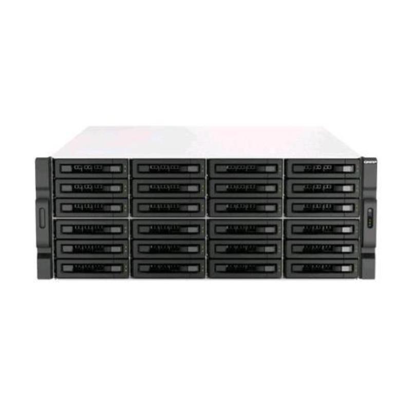 Qnap ts-h3087xu-rp nas chassis rack 4u intel xeon e-2378 2.6ghz ram 64gb-30 bay hdd/ssd 2.5/3.5-lan 100/1000/2500 mbps colore nero