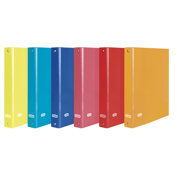 Raccoglitore Elba Color Life Ring formato folio 2Dx40mm - Dorso da 50mm - Copertina in cartone - Colori assortiti