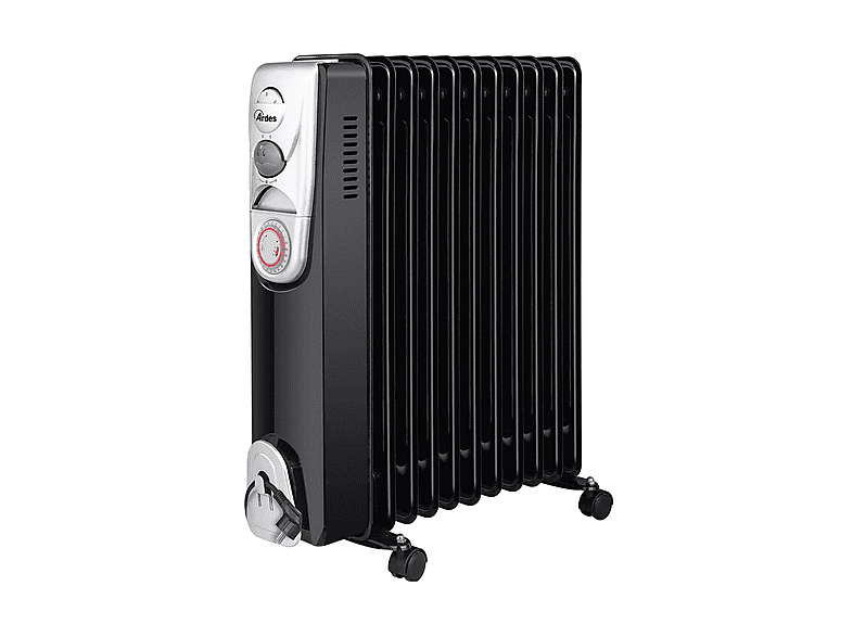 Radiatore ARDES OILO11 TIME RADIATORE OLIO, Potenza 2500 W, 3 livelli di calore, Nero