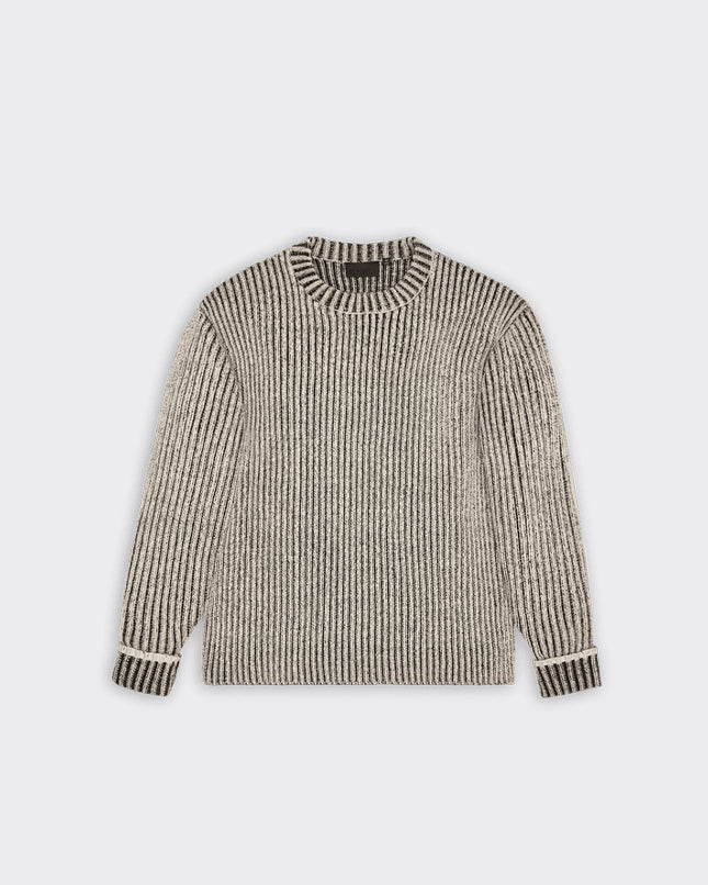 Rains Crewneck Knit Sapa Vintage Bianco/Nero