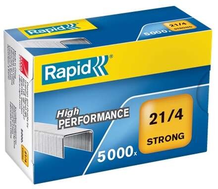 Rapid Box da 5000 punti metallici da 25 - Filo rinforzato zincato - Perno da 4 mm Rapid Box da 5000 punti metallici da 25 - Filo rinforzato zincato - Perno da 4 mm