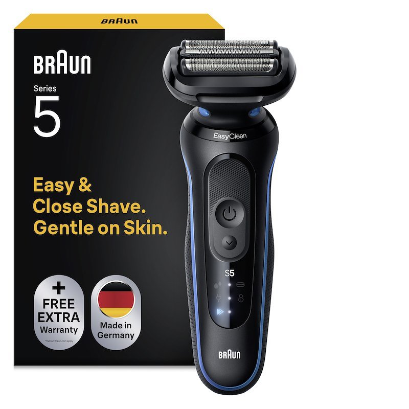 RASOIO BRAUN SHAVER 52-B1000s BLU BOX EURO