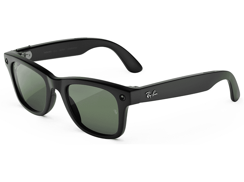 Ray-Ban Meta Wayfarer (Gen 3), Nero opaco, Lenti Transitions® verdi