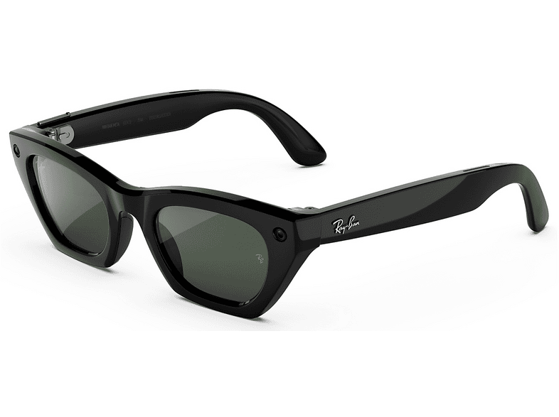 Ray-Ban Meta Zena (Gen 3), Nero lucido, Lenti Transitions® verde grafite