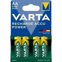 Recharge Accu Power AA 2100 mAh Blister da 4 (Batteria NiMH Accu Precaricata, Mignon, batteria ricaricabile, pronta all''uso)