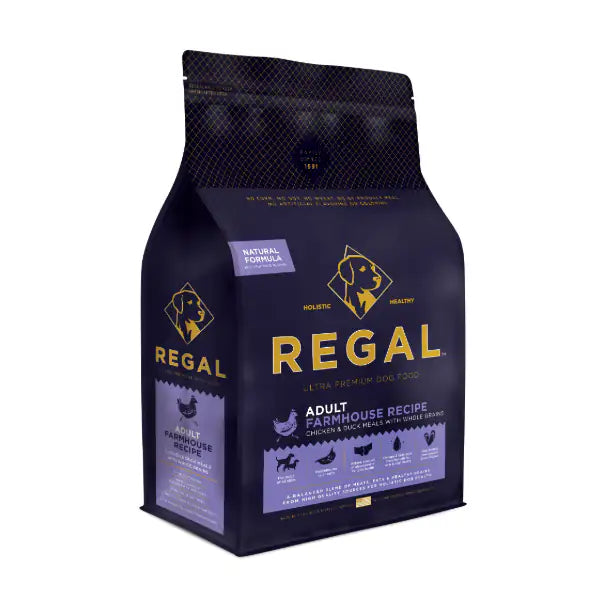 Regal Adult Farmhouse Recipe Pollo 1,8 kg (scadenza: 31/03/2027) - Croccantini per cani - 1° ORDINE? scegli tra BZR5 - BZR20 + 200 pt fedeltà