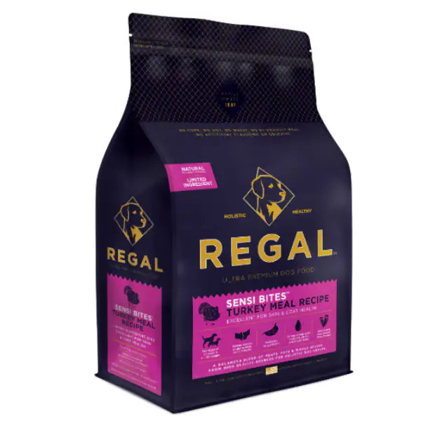 Regal Sensi Bites Recipe Tacchino e Riso 1,8 kg - Crocchette monoproteiche cane - 1° ORDINE? scegli tra BZR5 - BZR20 + 200 pt fedeltà