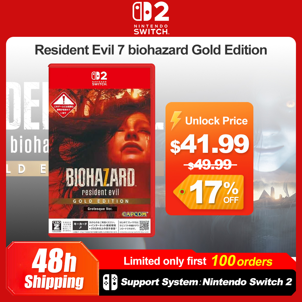 Resident Evil 7 Biohazard Gold Edition Nintendo Switch 2 Giochi Offerte Giochi Cartuccia Fisica Resident Evil per Switch 2