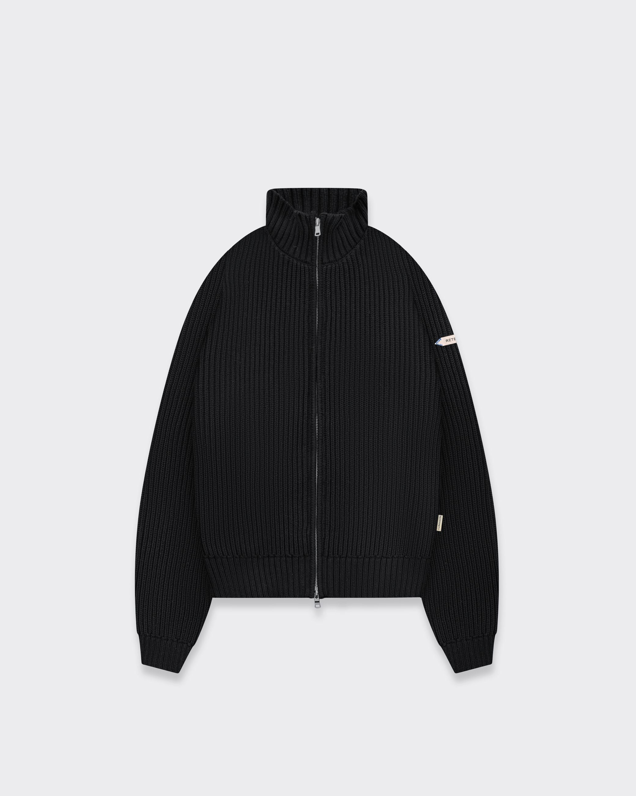 Reternity Knit L' Atelier Line Zipper Nero