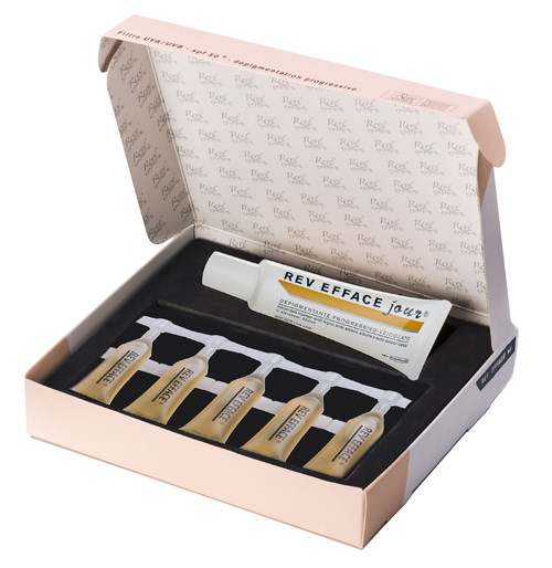Rev Efface Kit Trattamento Depigmentante Crema Giorno 30 ml + 5 Fiale Notte
