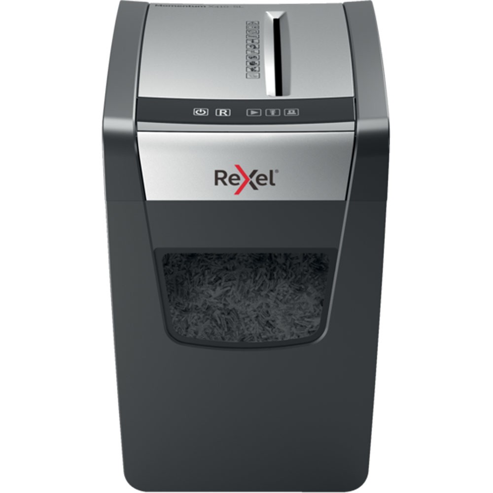 Rexel Momentum X410-SL distruggi documenti Triturazione incrociata Nero Grigio