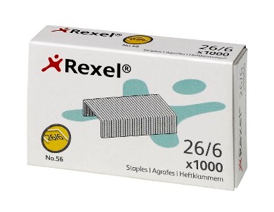 Rexel Punti Metallici No. 56 (26/6) (1.000) Rexel Punti Metallici No. 56 (26/6) (1.000)