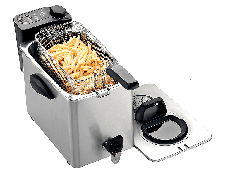 RGV FRY TYPE4 FRIGGITRICE, capacità 1 l, Max potenza 2500 W, Silver