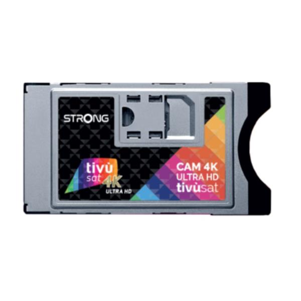 Ricevitore STRONG CAM4KTIVUSAT, Tivusat, grigia