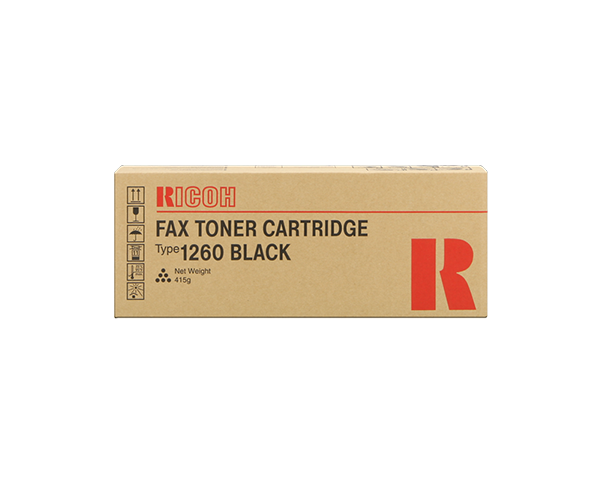 Ricoh Fax Toner Cartridge Black cartuccia toner 1 pz Originale Nero
