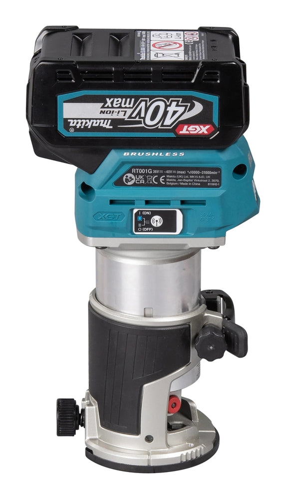 Rifilatore Fresatore Multifunzione Makita RT001GM205 40Vmax con 2 Batterie 4,0Ah