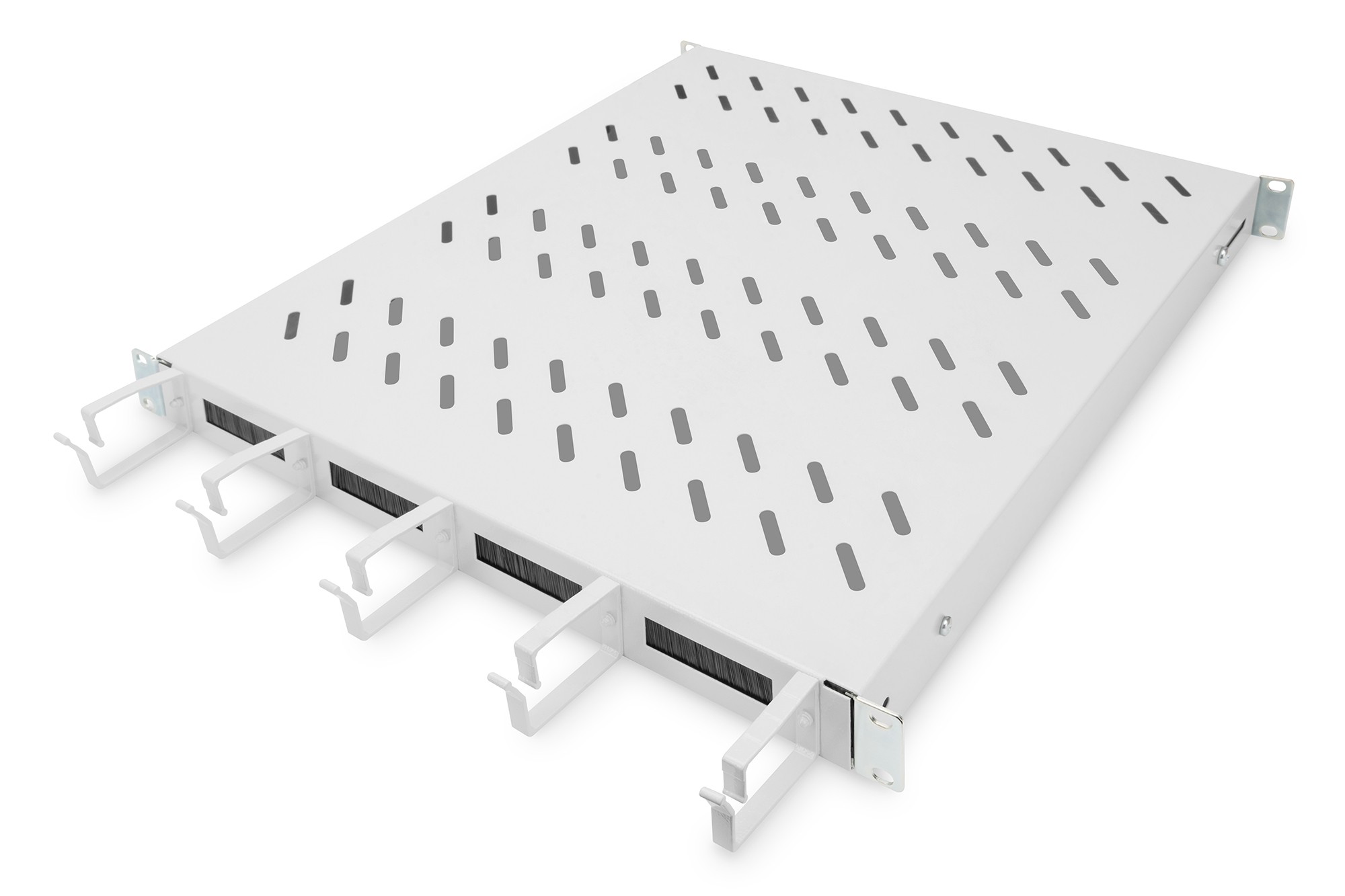 Ripiano Per Armadi Rack 19 Con Gestione Cavi Per Armadi 800 Mm Colore Grigio