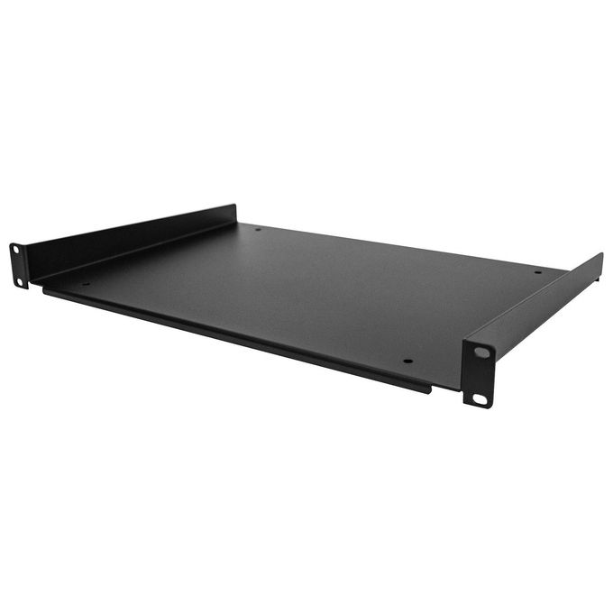 Ripiano rack Mensola 19 1U Black SHELF 1U 12 FIXED S