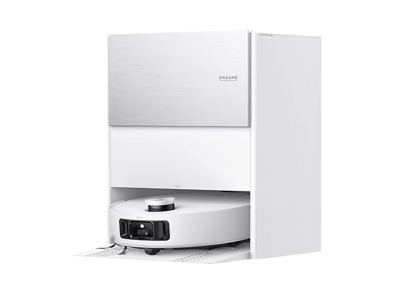 ROBOT ASPIRAPOLVERE DREAME AQUA10VIM ROLLER, Potenza 650 W, Lavapavimenti, Autonomia fino a 196 min, Sensore di superficie, Spazzola laterale, Base carica, Bianco / Argento