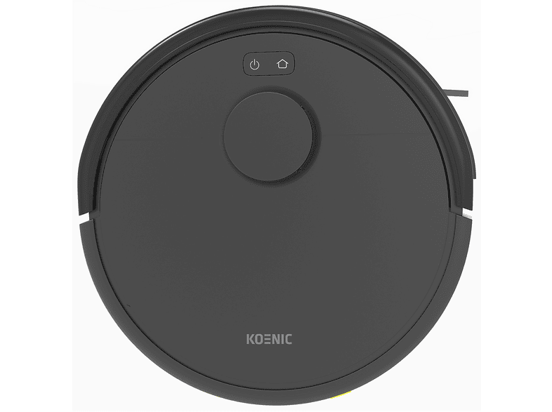ROBOT ASPIRAPOLVERE KOENIC KRVC20426IT, Potenza 30 W, Lavapavimenti, Autonomia fino a 110 min, Sensore di superficie, Spazzola laterale, Base carica, Nero